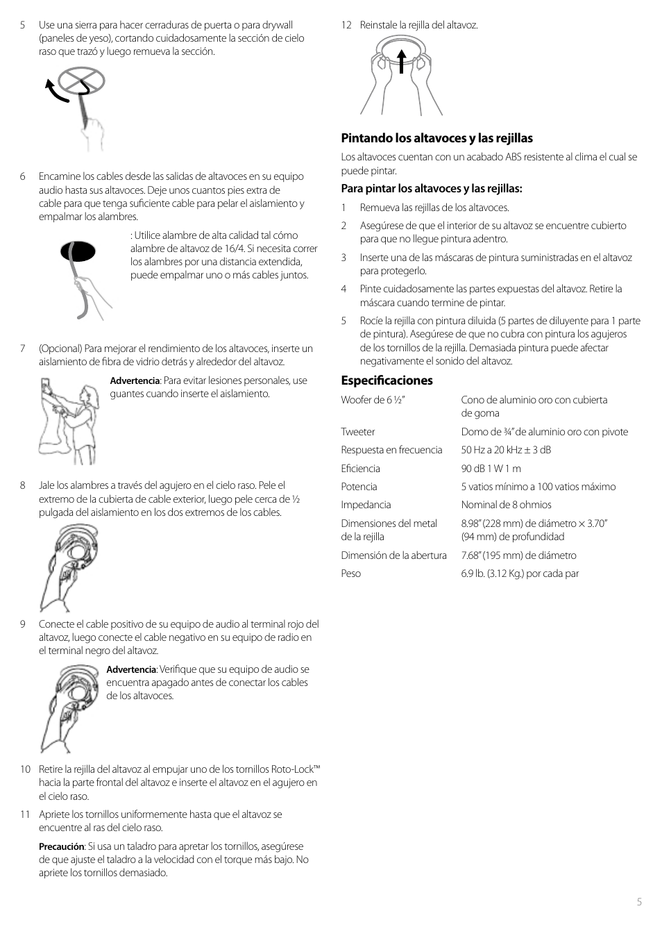 Insignia NS-C6500 User Manual | Page 5 / 8