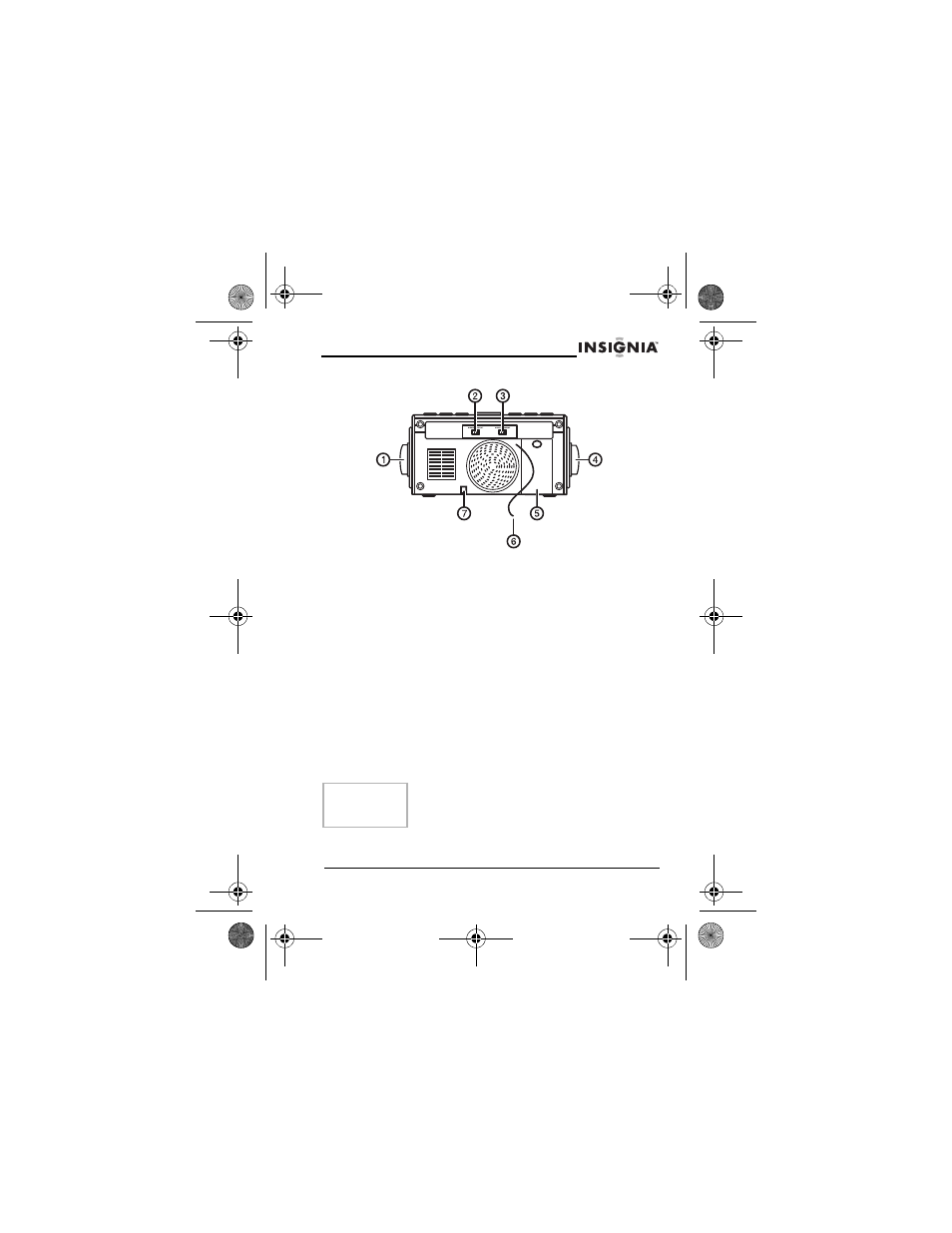 Configuration du radio-réveil, Arrière, Source d’alimentation | Insignia NS-C2112 User Manual | Page 11 / 26