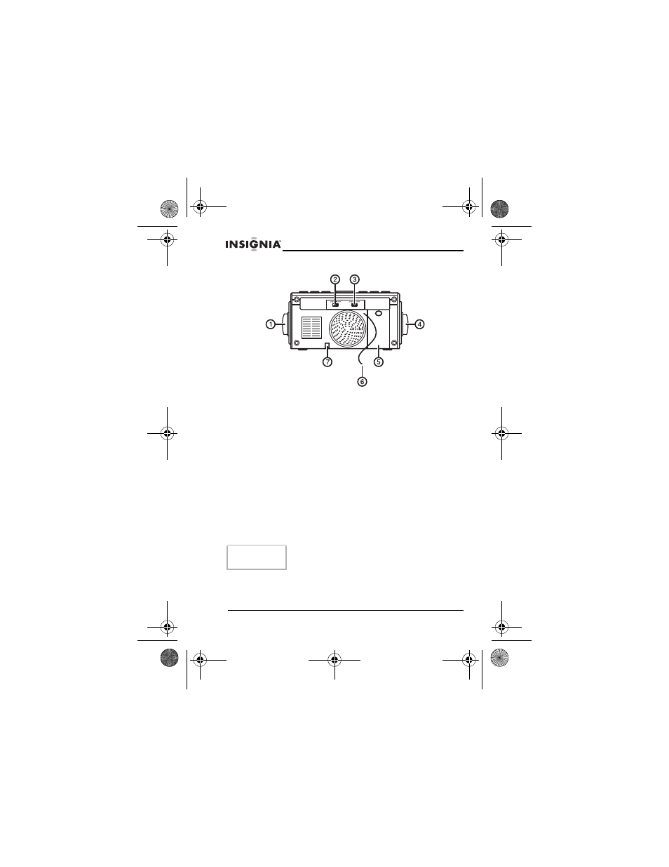 Setting up your clock radio, Back, Power source | Insignia NS-C2112 User Manual | Page 4 / 26