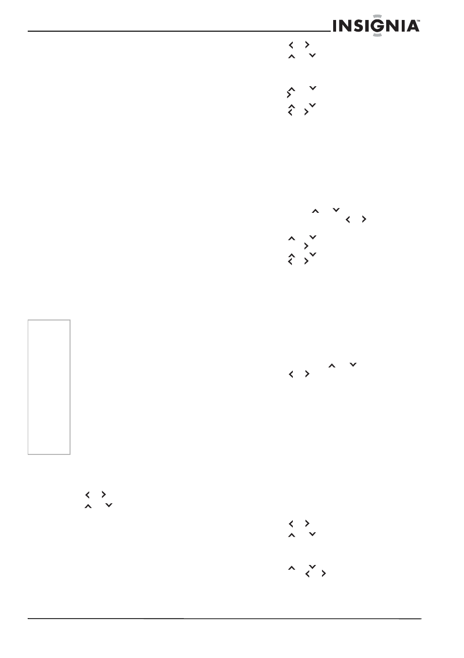 Viewing the previous channel, Muting the volume, Using sleep | Setting the v-chip, Setting a password, To set a password, To set the v-chip, Watching a protected show, To watch a program that is blocked by the v-chip, Changing the password | Insignia NS-FTV27 User Manual | Page 12 / 72