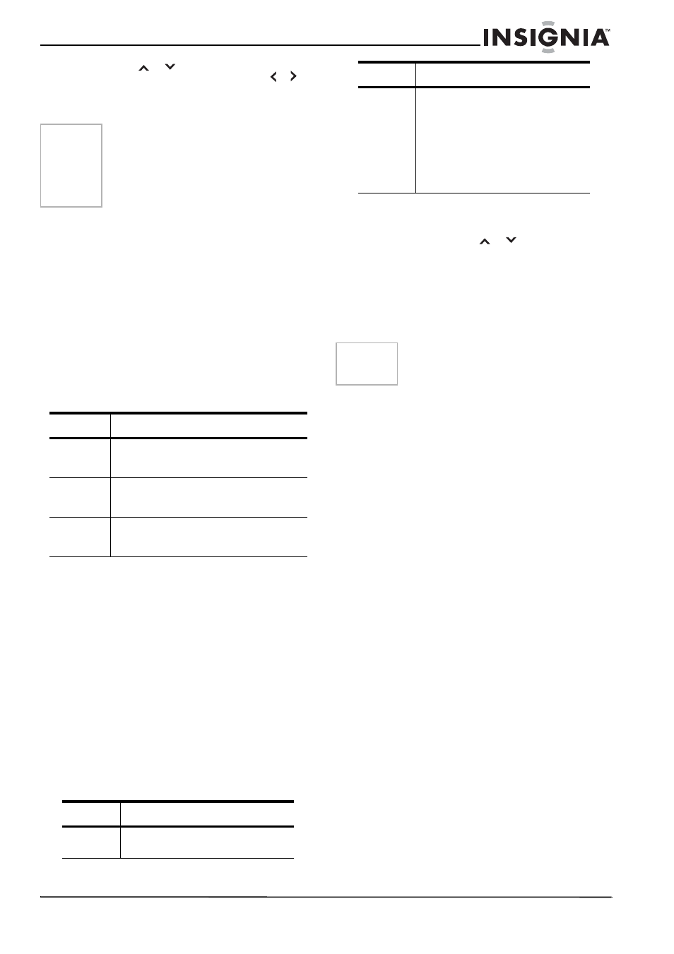 Uso de su televisor, Para usar el televisor, Selección de canales analógicos | Selección de canales digitales, Búsqueda de canales, Para buscar el siguiente canal, Cómo ver la información, Para ver la información sobre la programación | Insignia NS-FTV27 User Manual | Page 56 / 72