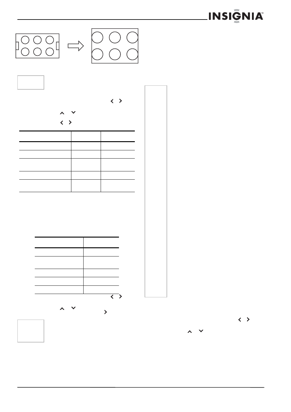 Ajuste de la imagen, Para ajustar la imagen, Restablecimiento de los ajustes de la imagen | Control de los subtítulos codificados, Para activar los subtítulos codificados | Insignia NS-FTV27 User Manual | Page 62 / 72