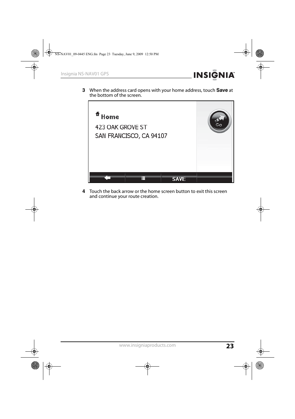 Insignia NS-NAV01 User Manual | Page 23 / 45