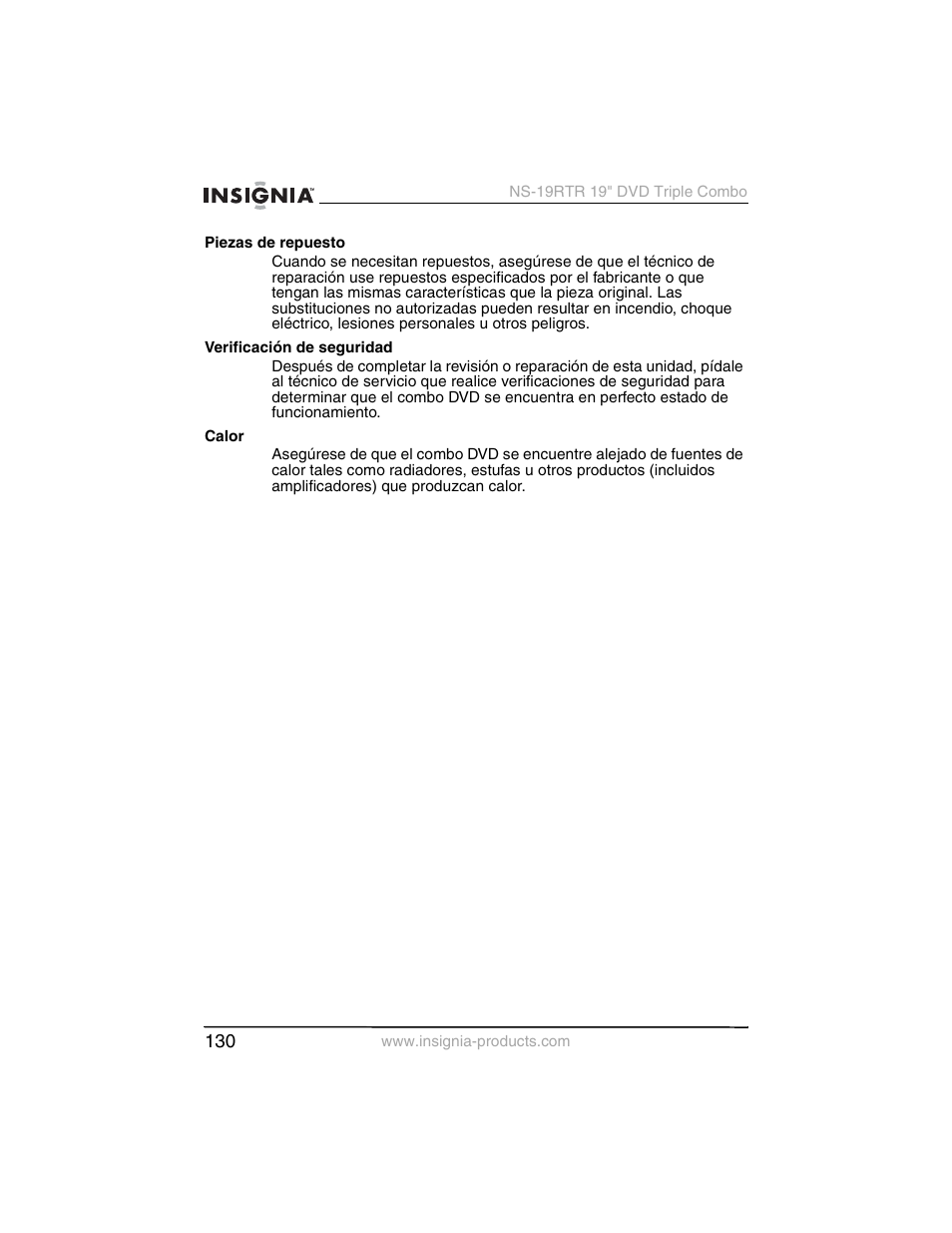 Insignia NS-19RTR User Manual | Page 131 / 190