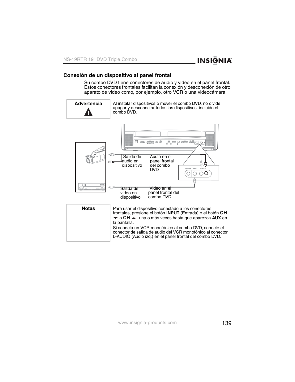 Insignia NS-19RTR User Manual | Page 140 / 190