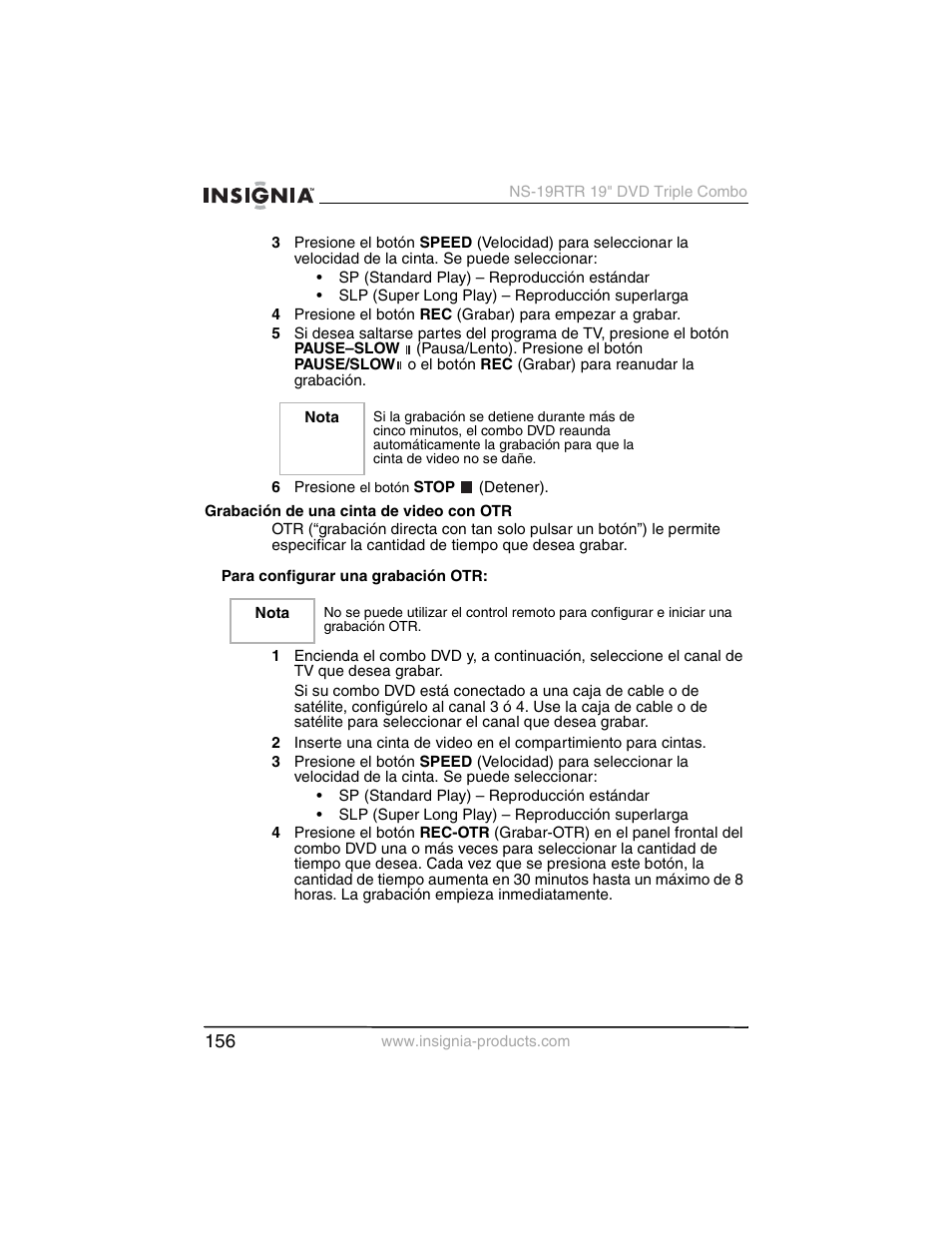 Insignia NS-19RTR User Manual | Page 157 / 190