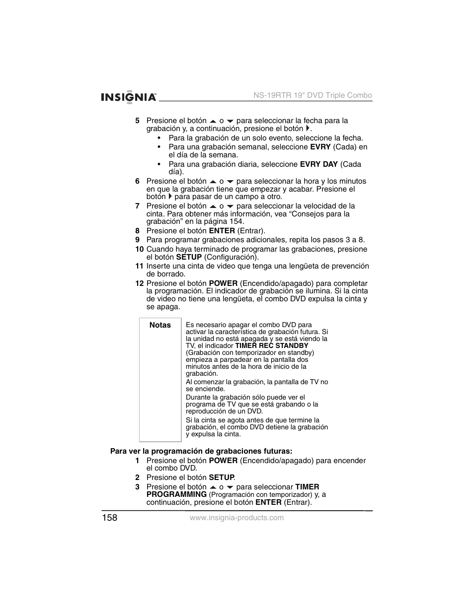 Insignia NS-19RTR User Manual | Page 159 / 190