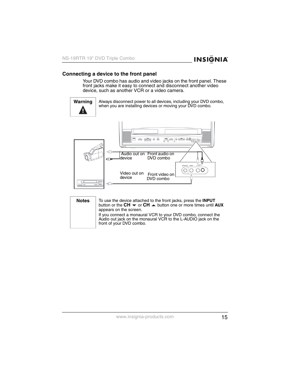 Insignia NS-19RTR User Manual | Page 16 / 190