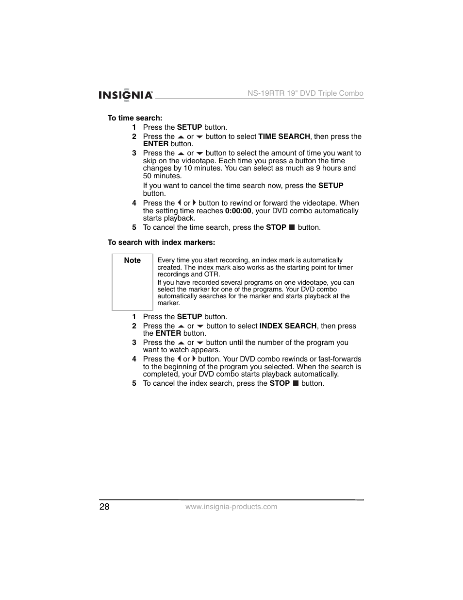 Insignia NS-19RTR User Manual | Page 29 / 190