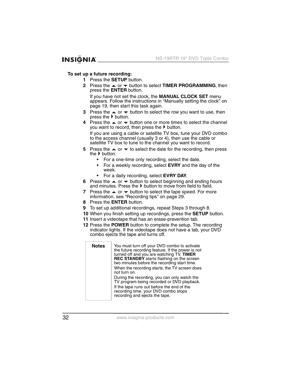 Insignia NS-19RTR User Manual | Page 33 / 190