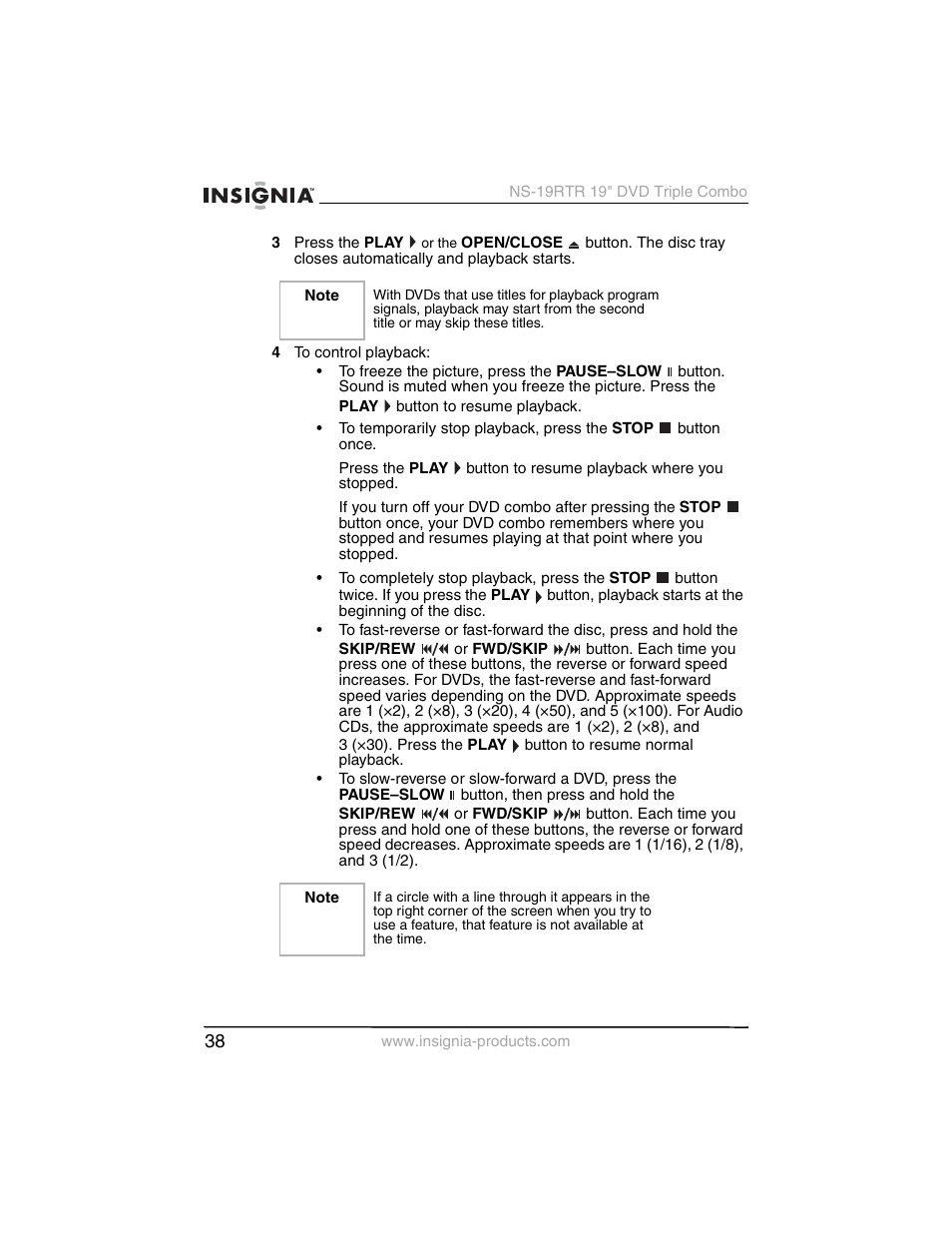 Insignia NS-19RTR User Manual | Page 39 / 190