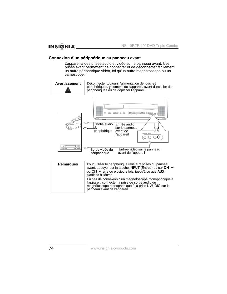 Insignia NS-19RTR User Manual | Page 75 / 190