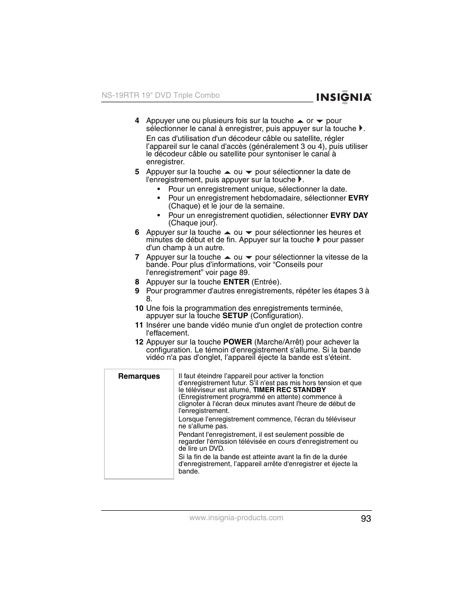 Insignia NS-19RTR User Manual | Page 94 / 190
