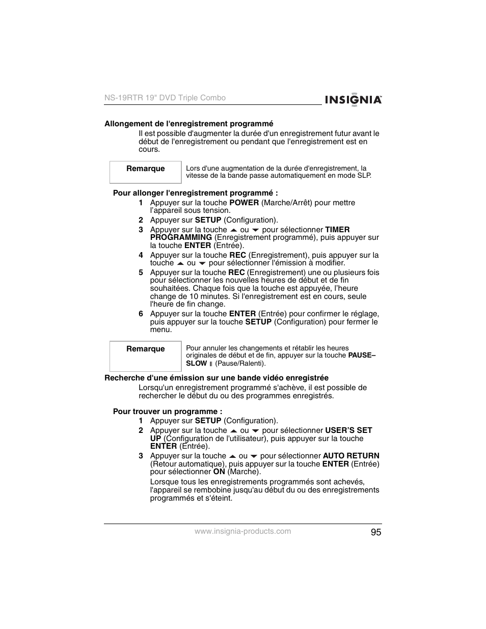 Insignia NS-19RTR User Manual | Page 96 / 190