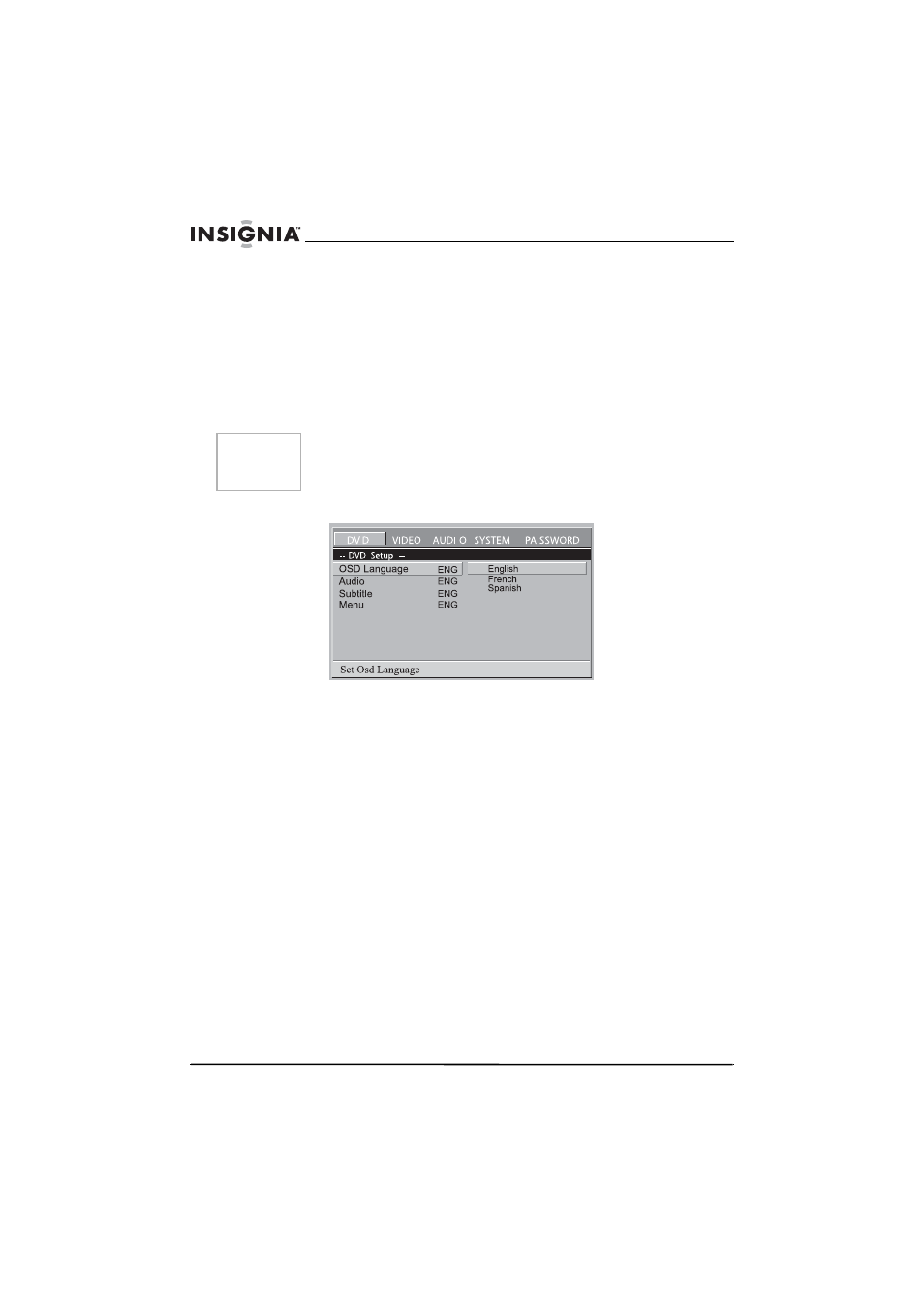 Dvd menu | Insignia NS-A1113 User Manual | Page 18 / 80