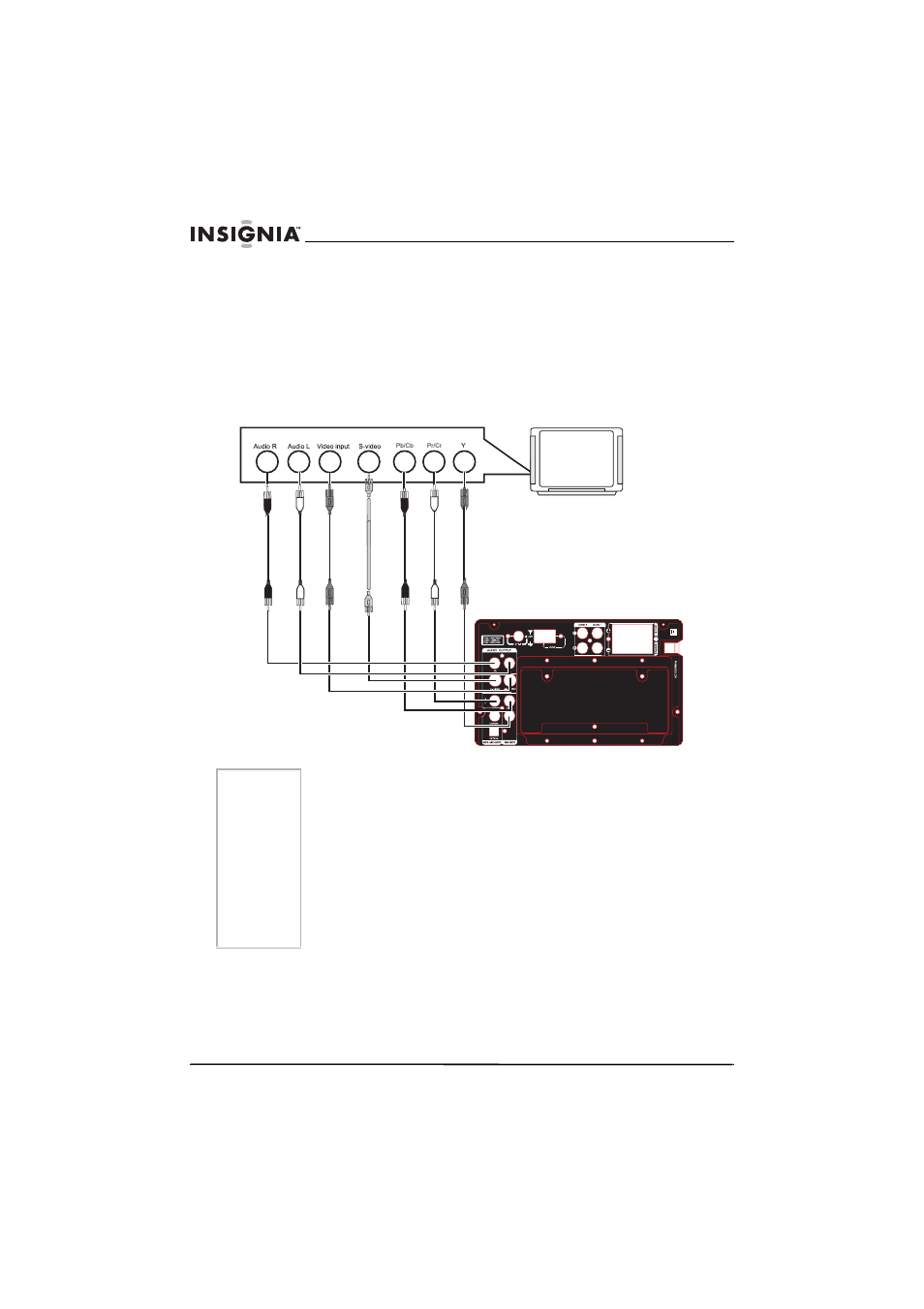 Conexión de su tv | Insignia NS-A1113 User Manual | Page 60 / 80