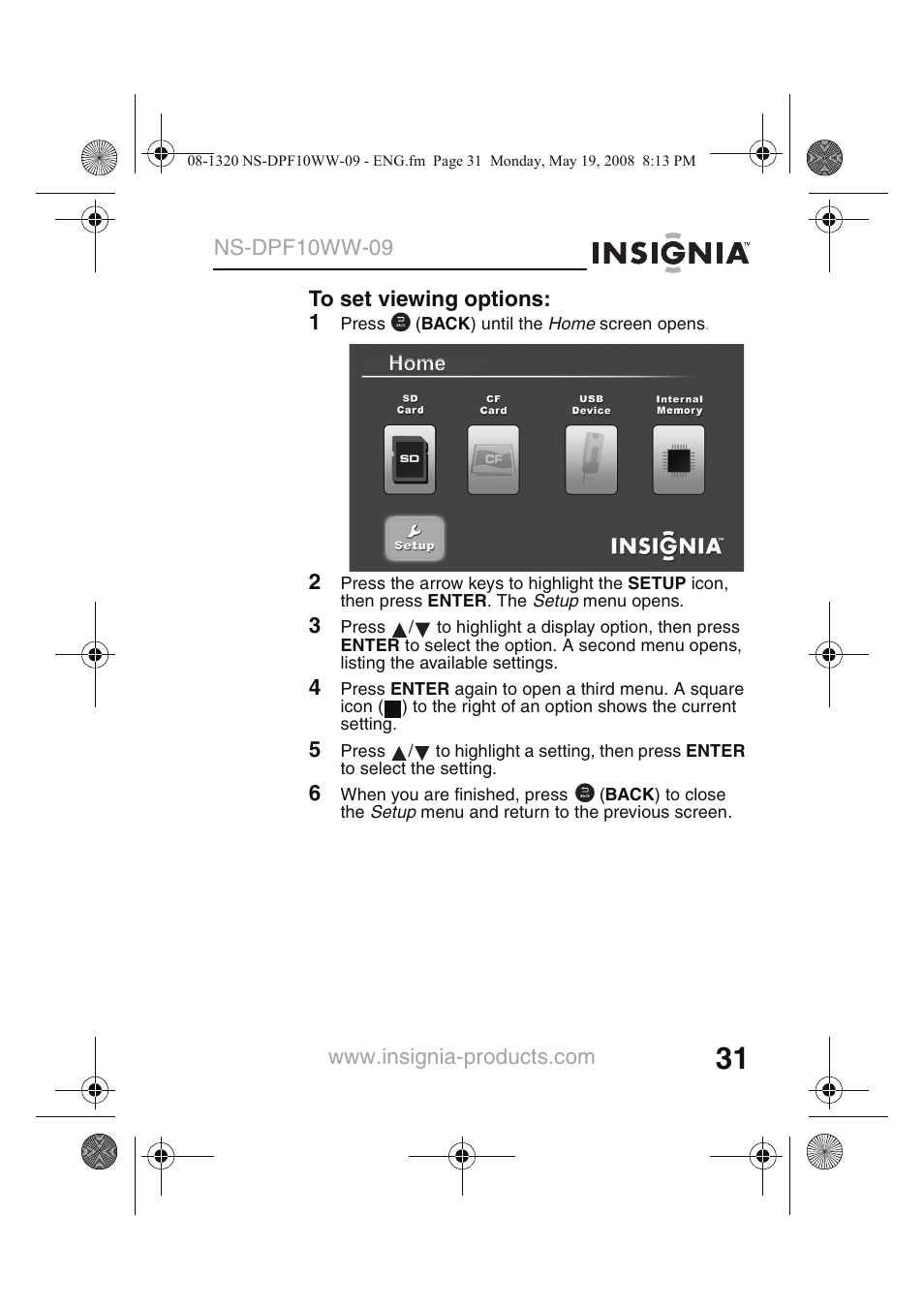 Insignia NS-DPF10WW-09CA User Manual | Page 33 / 48