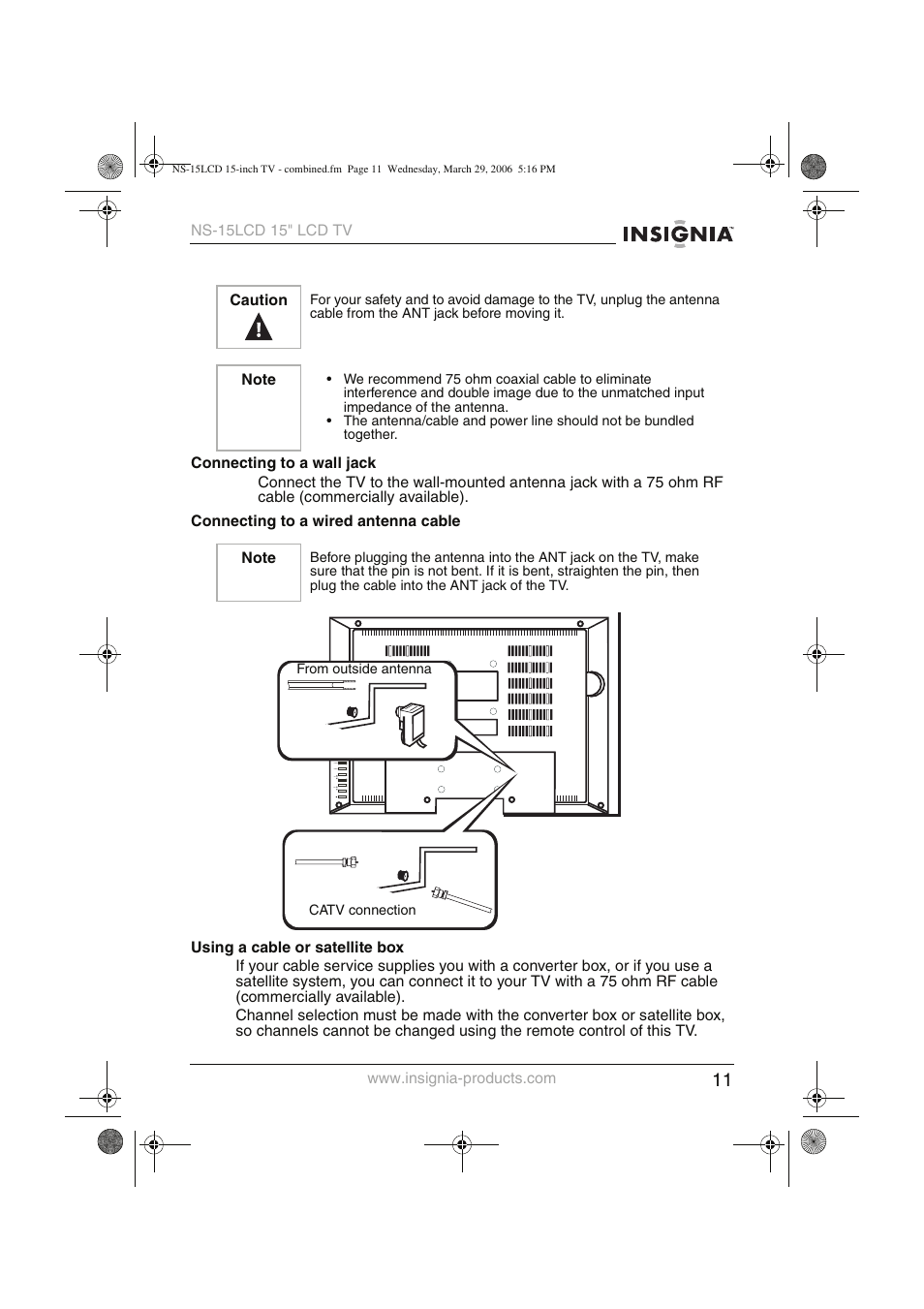Insignia NS-15LCD User Manual | Page 12 / 90