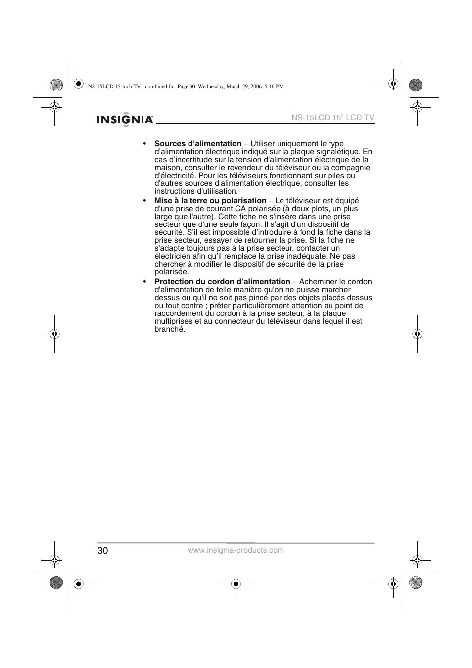 Insignia NS-15LCD User Manual | Page 31 / 90