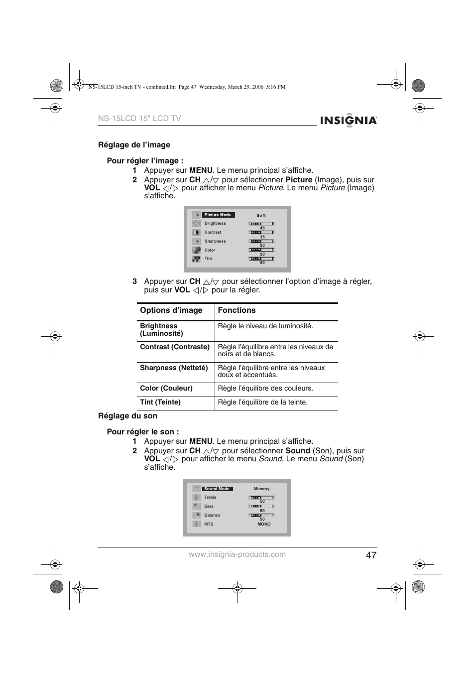 Insignia NS-15LCD User Manual | Page 48 / 90