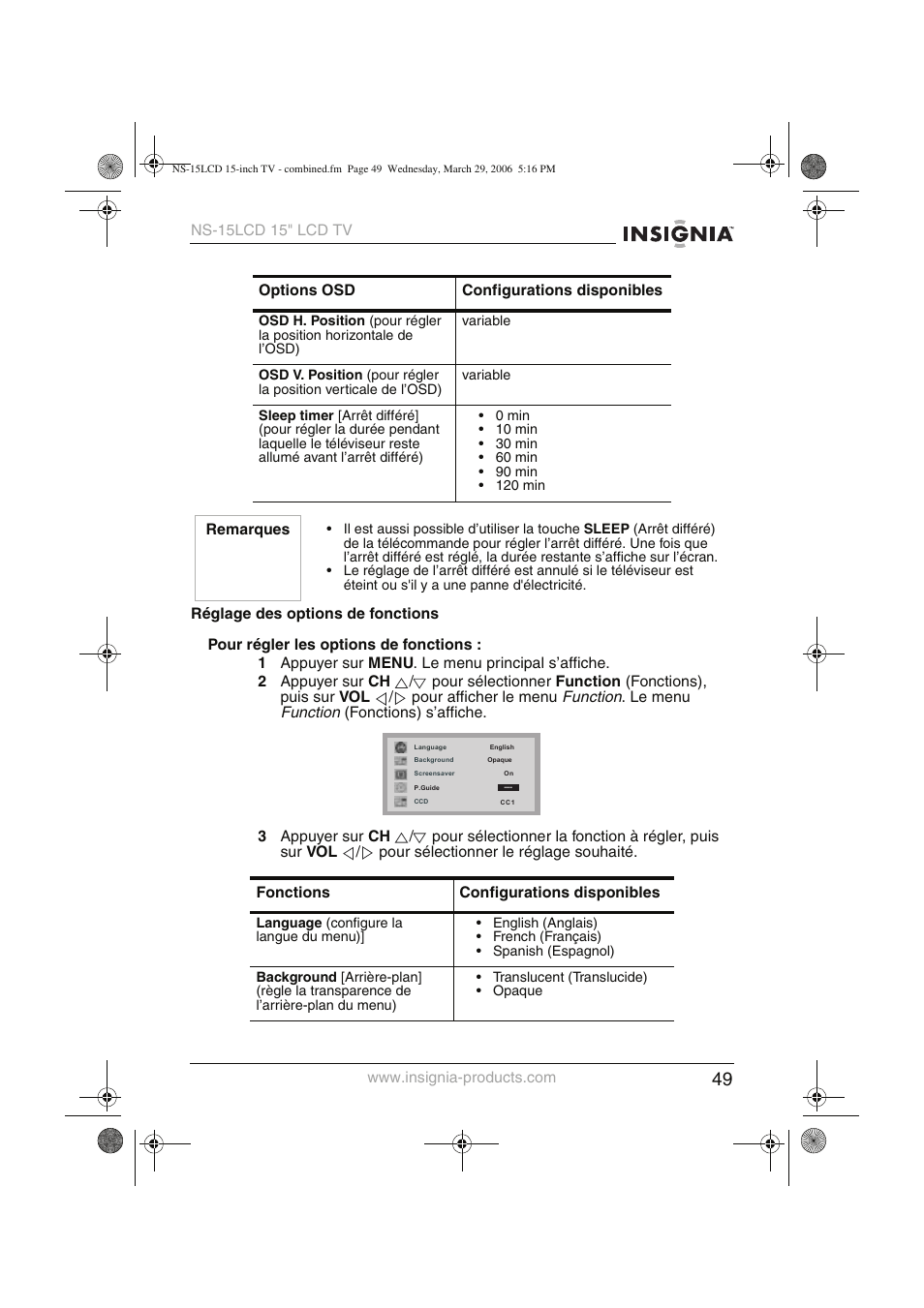 Insignia NS-15LCD User Manual | Page 50 / 90