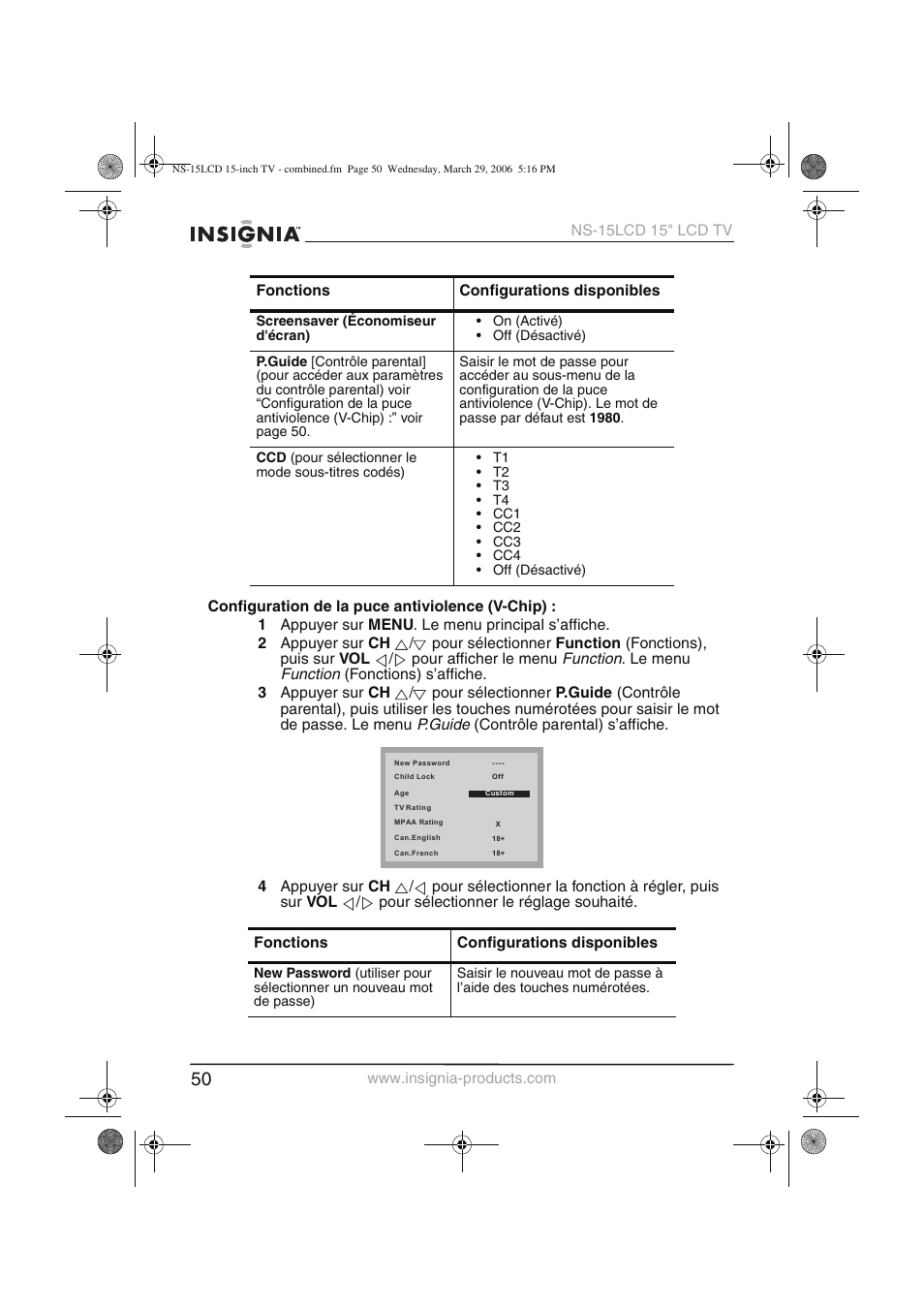 Insignia NS-15LCD User Manual | Page 51 / 90