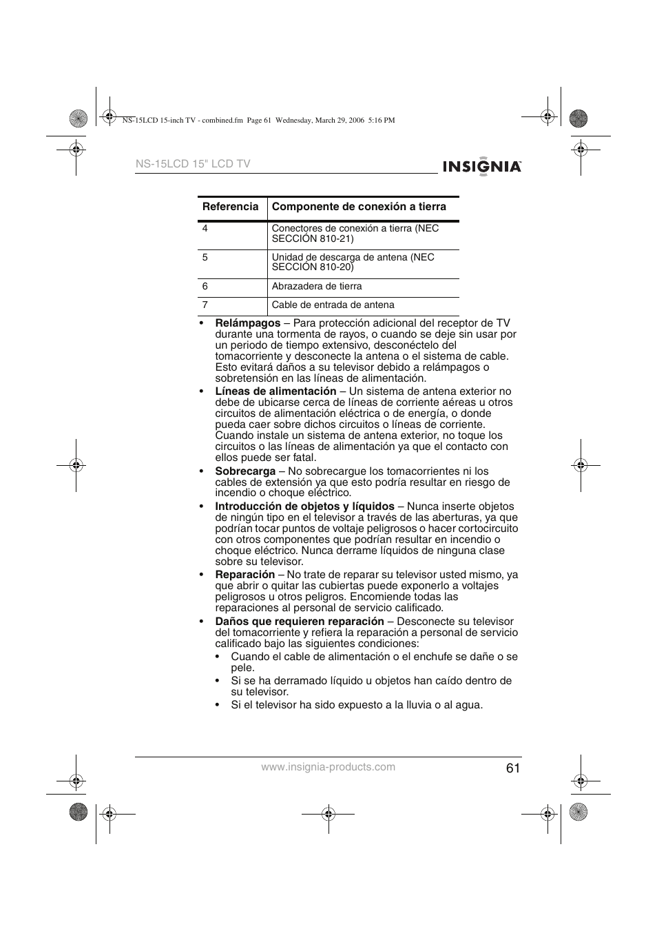 Insignia NS-15LCD User Manual | Page 62 / 90