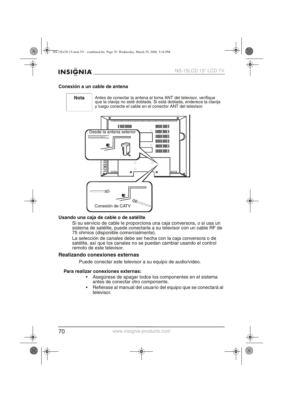 Insignia NS-15LCD User Manual | Page 71 / 90