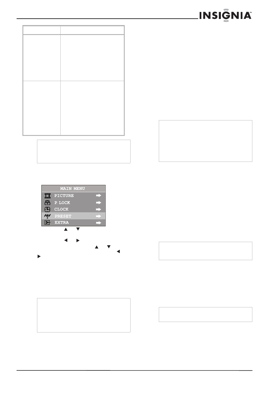 Visualisation de programmes av, Passage du mode av au mode tv, Affichage de la bannière d'information | Utilisation du guide des programmes | Insignia NS-F24TV User Manual | Page 29 / 66