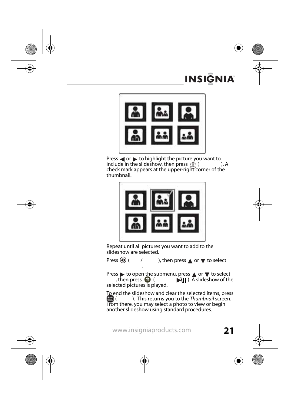 Insignia NS-DPF7G User Manual | Page 20 / 33