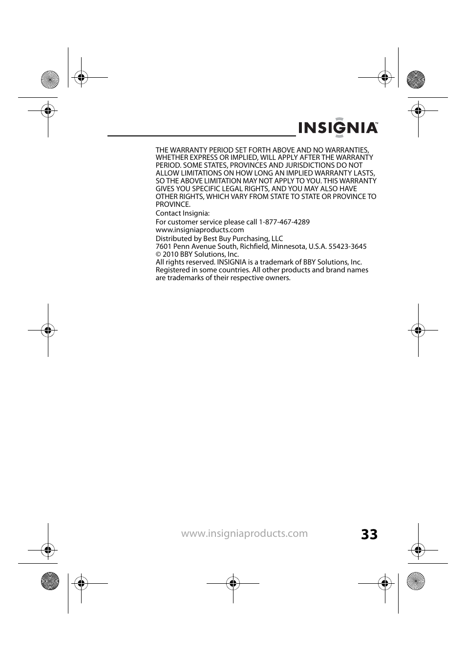 Insignia NS-DPF7G User Manual | Page 32 / 33