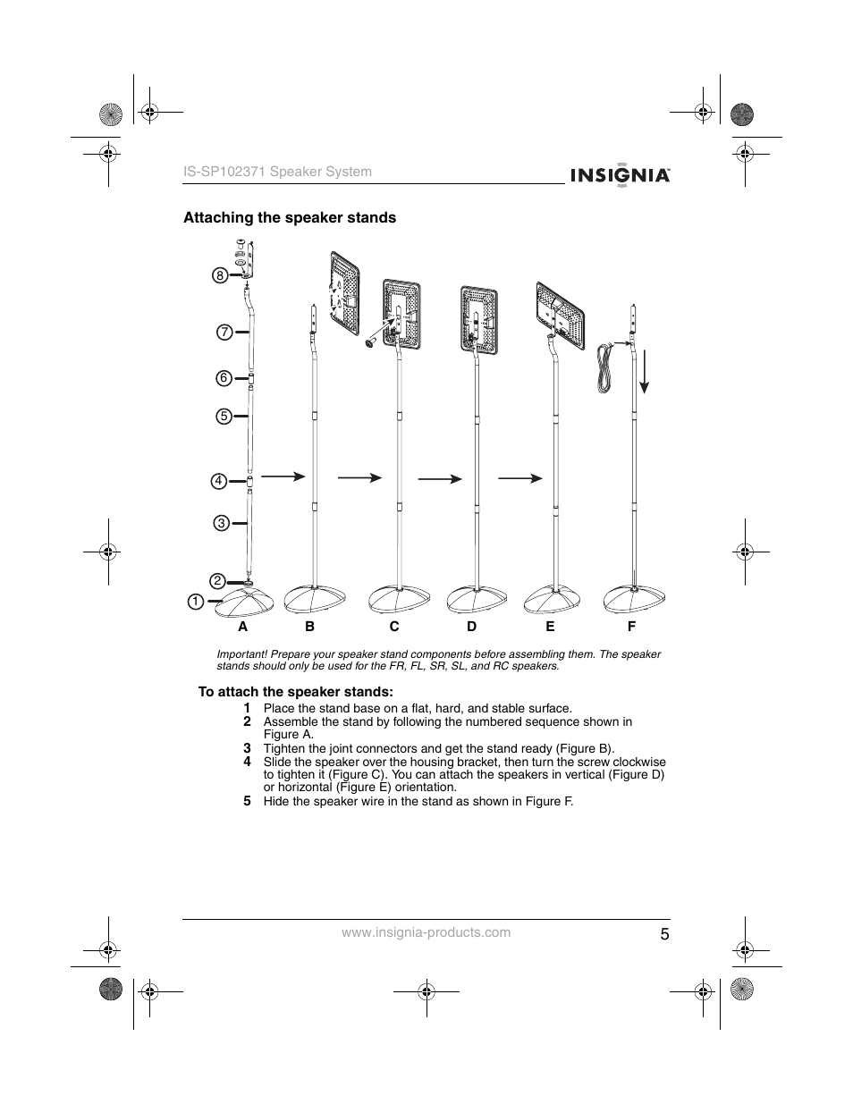 Insignia IS-SP102371 User Manual | Page 7 / 26