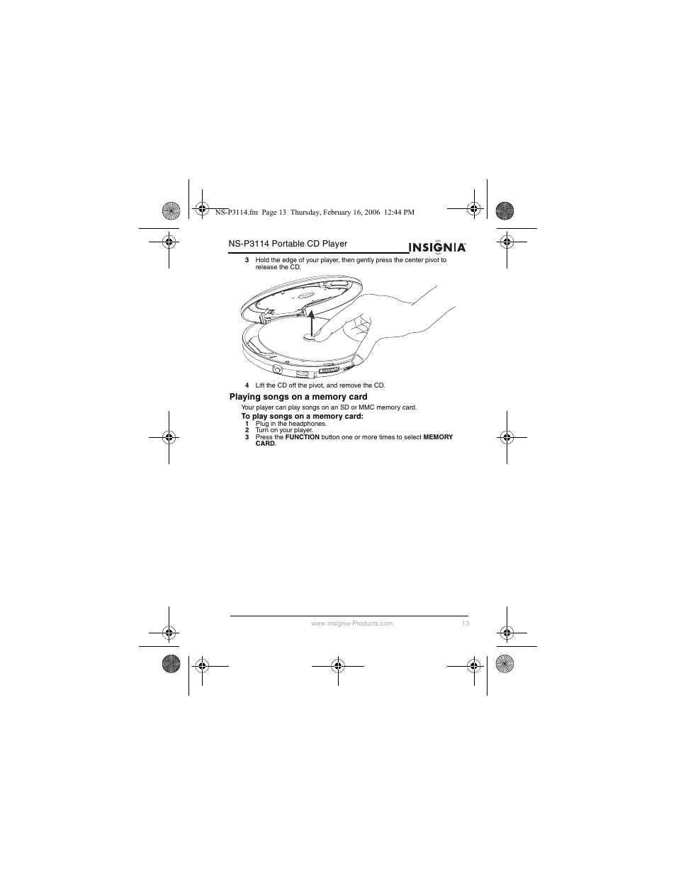 Insignia NS-P3114 User Manual | Page 15 / 96