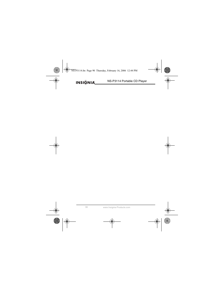 Insignia NS-P3114 User Manual | Page 92 / 96