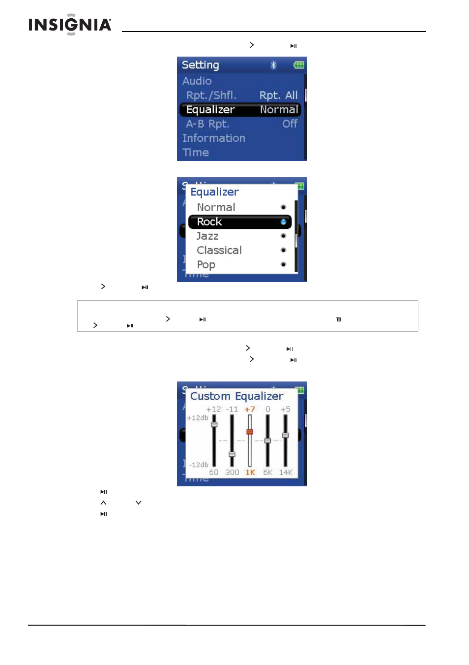 Playing rhapsody channels | Insignia NS-2V17 User Manual | Page 18 / 68
