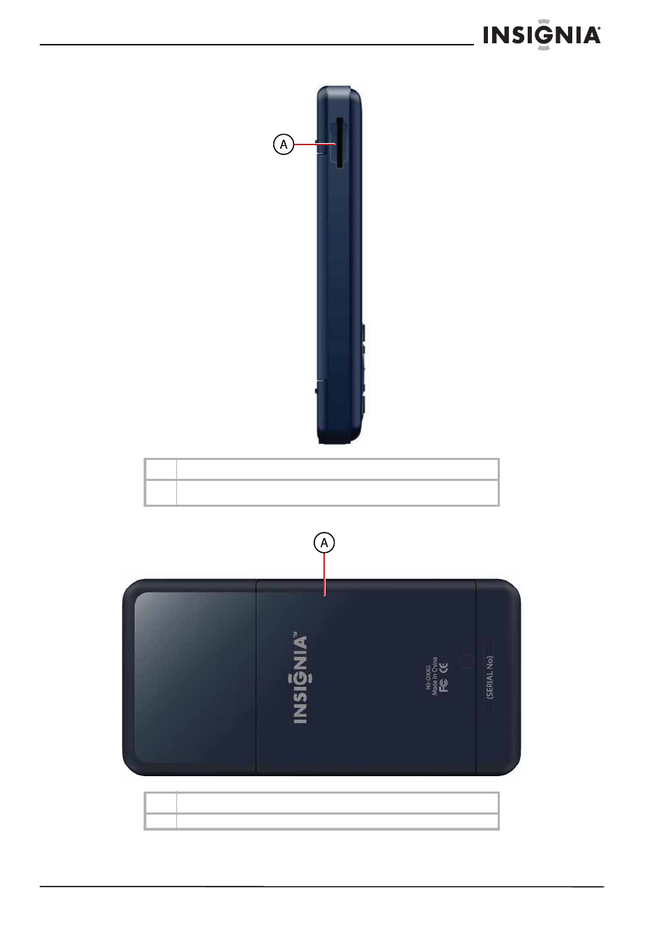 Bottom, Back | Insignia NS-2V17 User Manual | Page 7 / 68