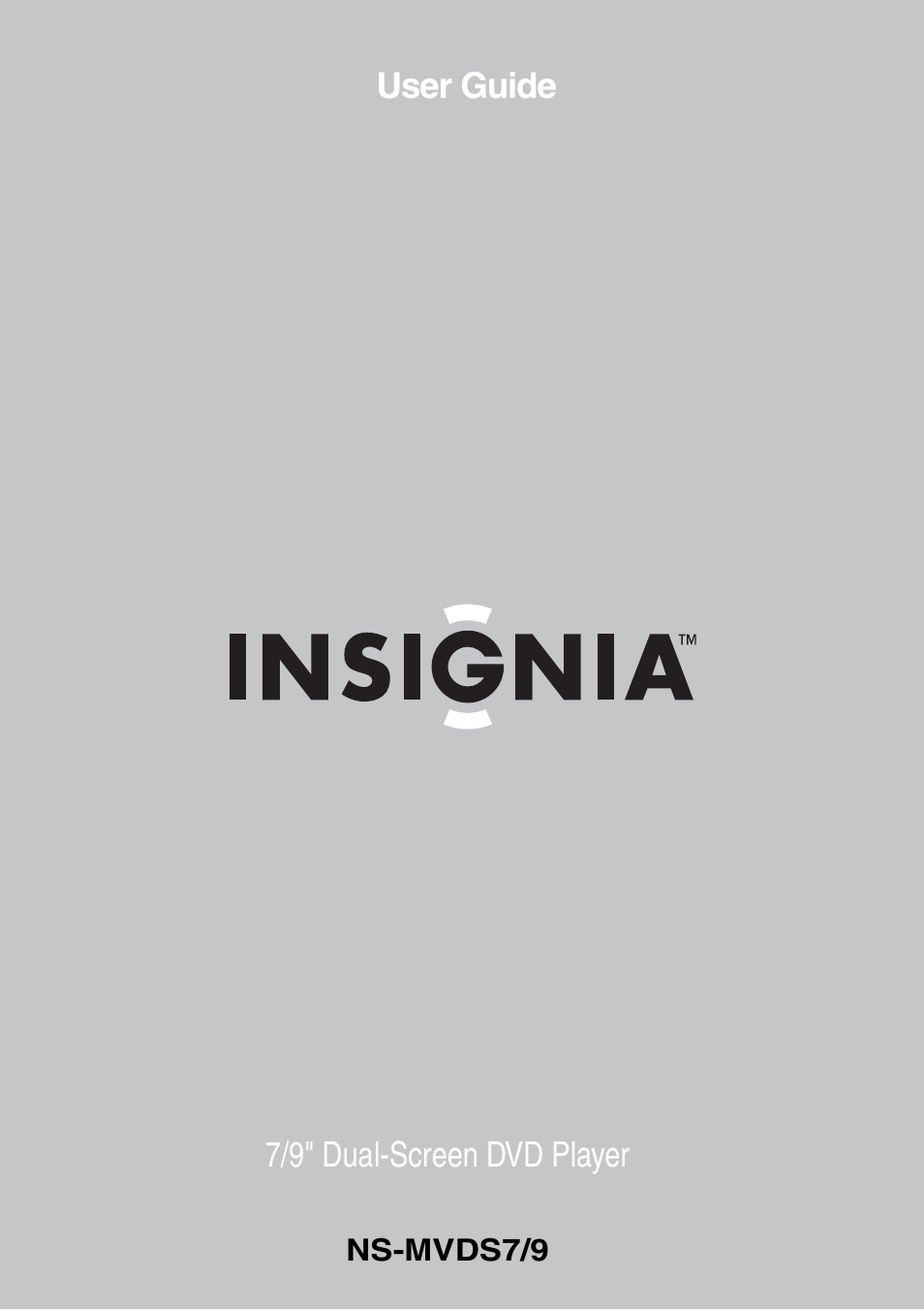 Insignia NS-MVDS7 User Manual | 48 pages