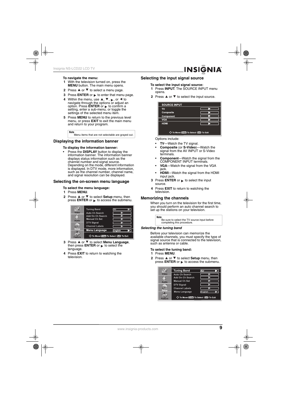 Insignia NS-LCD22 User Manual | Page 11 / 76
