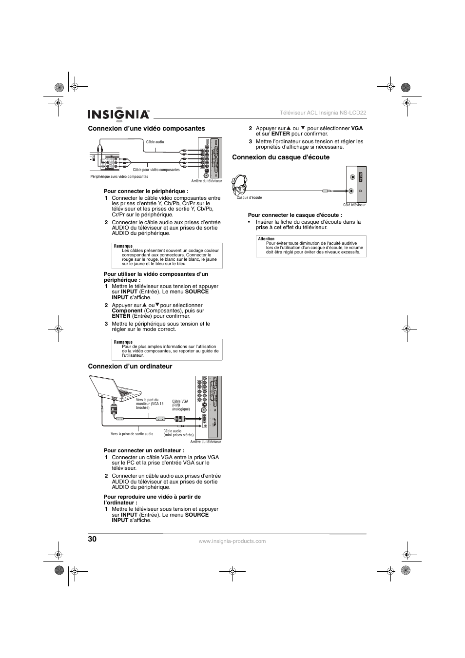 Insignia NS-LCD22 User Manual | Page 32 / 76