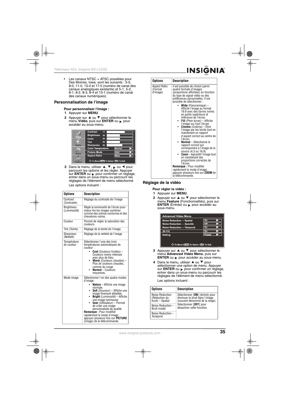 Insignia NS-LCD22 User Manual | Page 37 / 76
