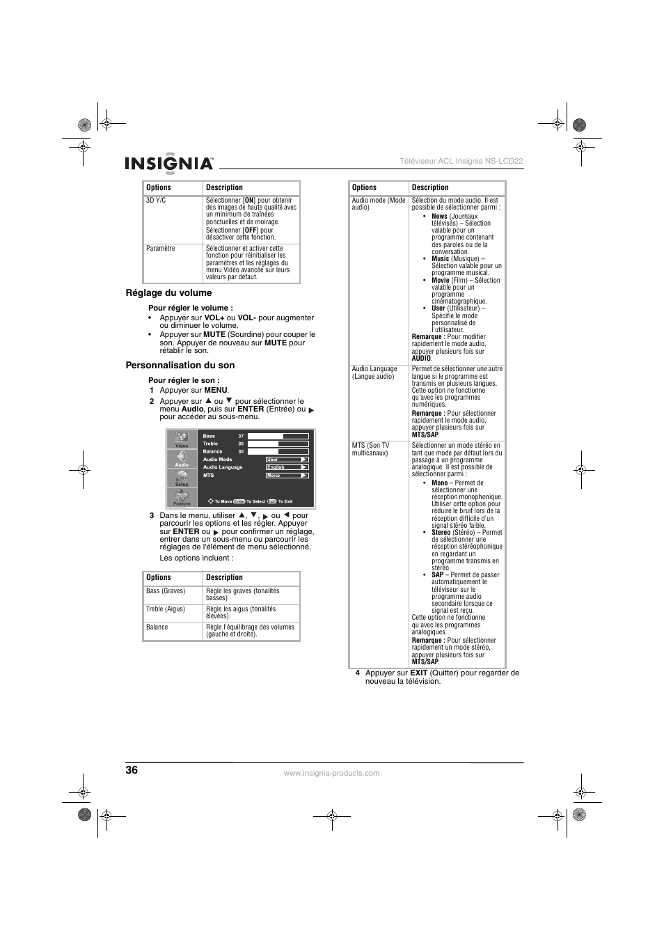 Insignia NS-LCD22 User Manual | Page 38 / 76