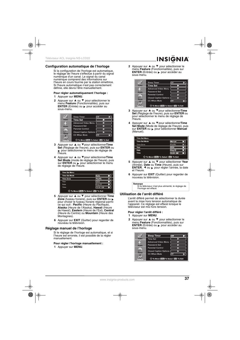 Insignia NS-LCD22 User Manual | Page 39 / 76