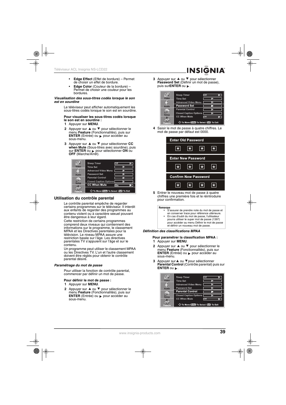 Insignia NS-LCD22 User Manual | Page 41 / 76