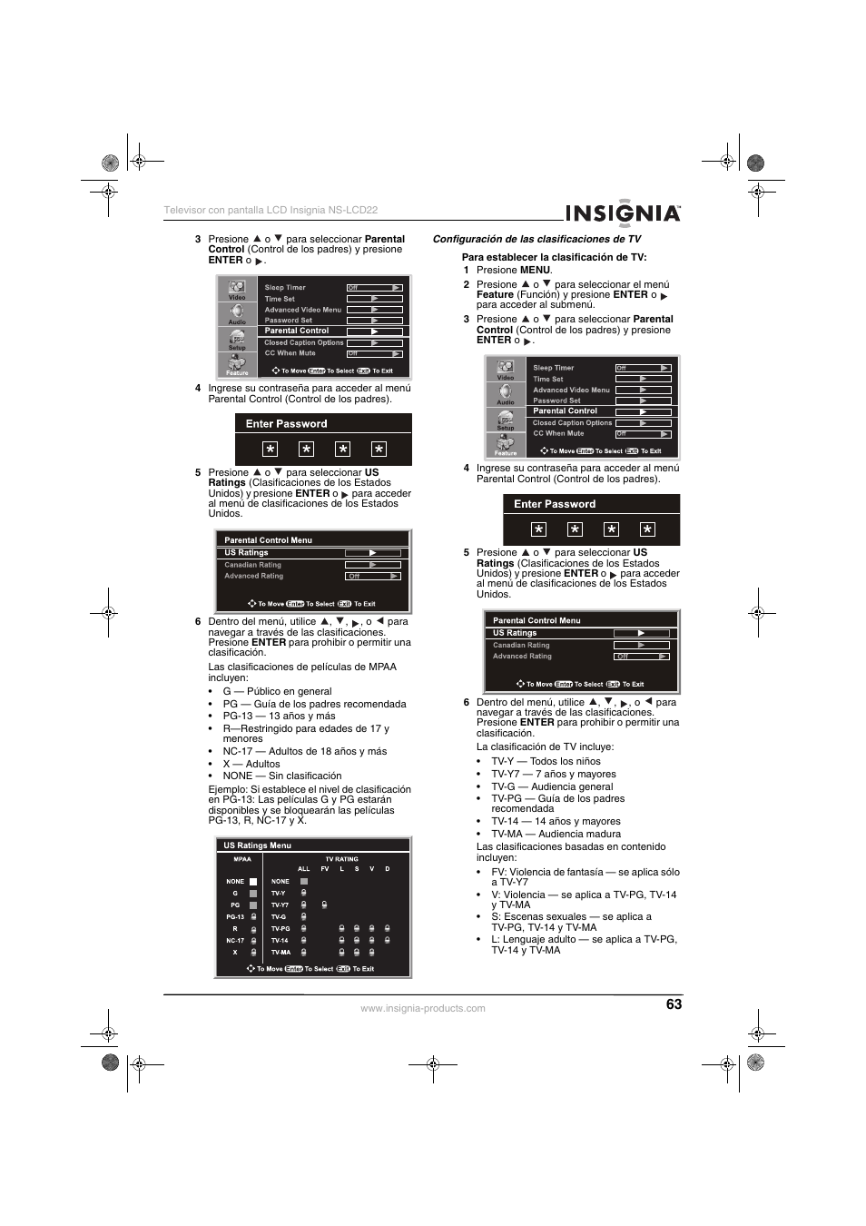 Insignia NS-LCD22 User Manual | Page 65 / 76