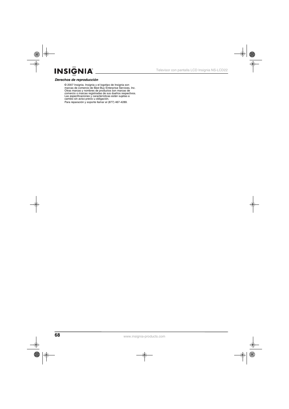 Insignia NS-LCD22 User Manual | Page 70 / 76