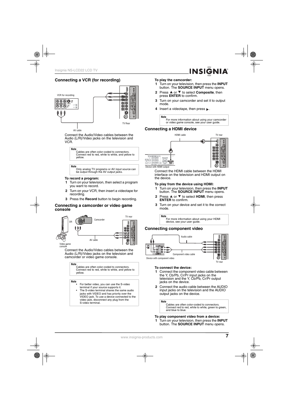 Insignia NS-LCD22 User Manual | Page 9 / 76