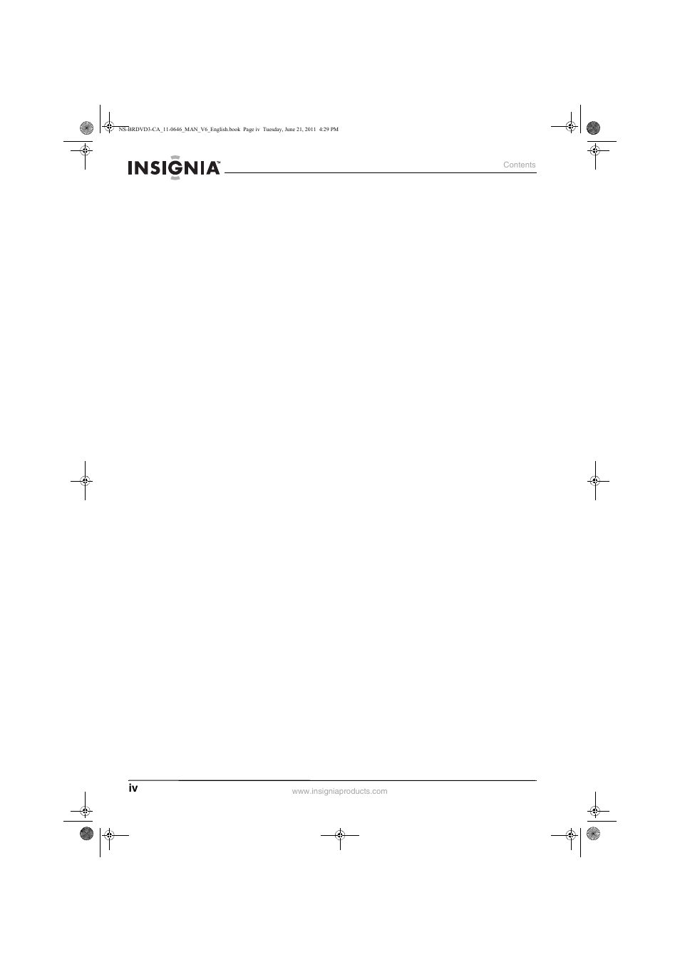 Insignia N/A NS-BRDVD3-CA User Manual | Page 4 / 30