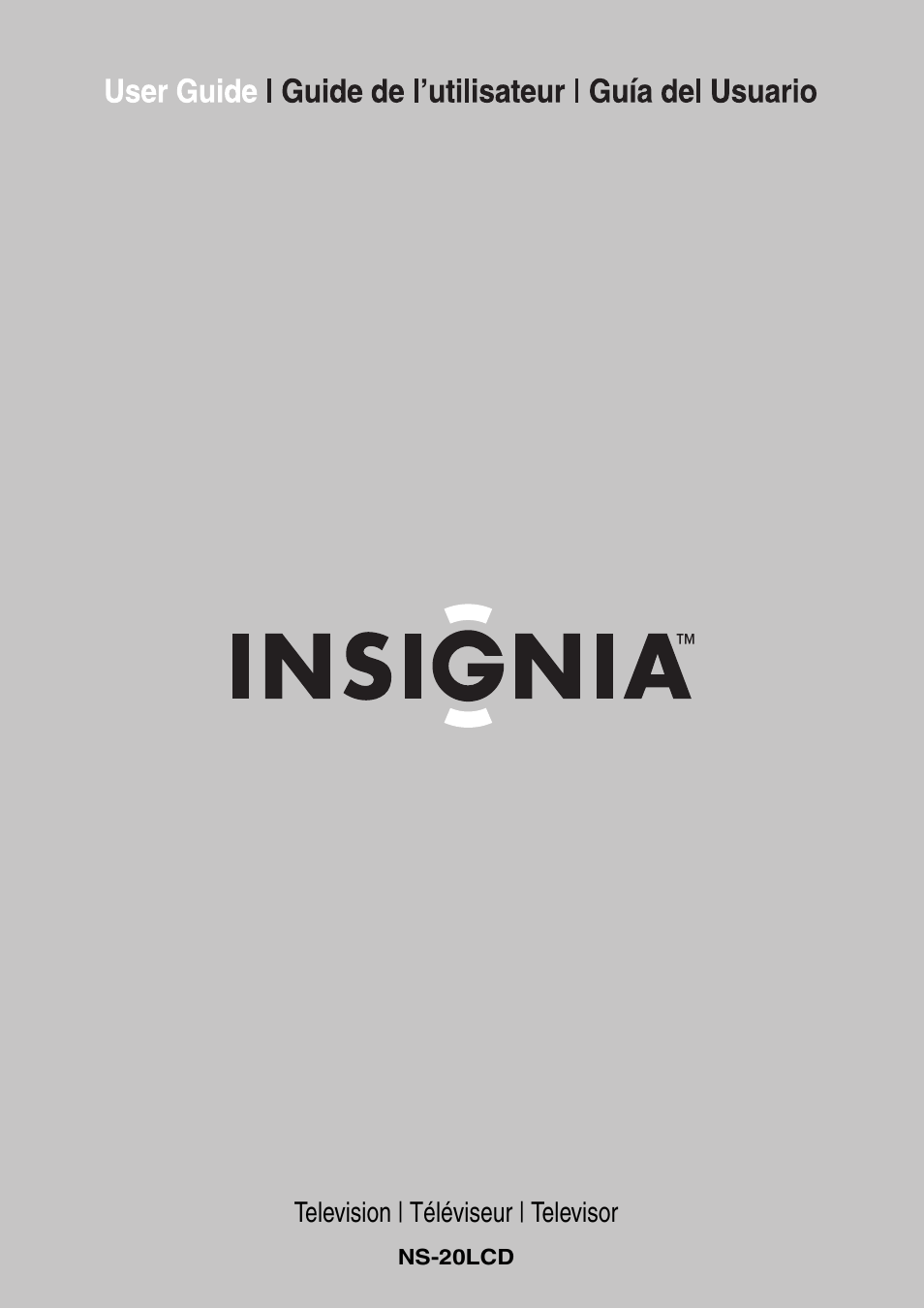 Insignia NS-20LCD User Manual | 48 pages