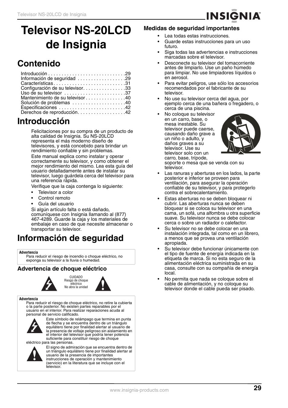 Insignia NS-20LCD User Manual | Page 31 / 48