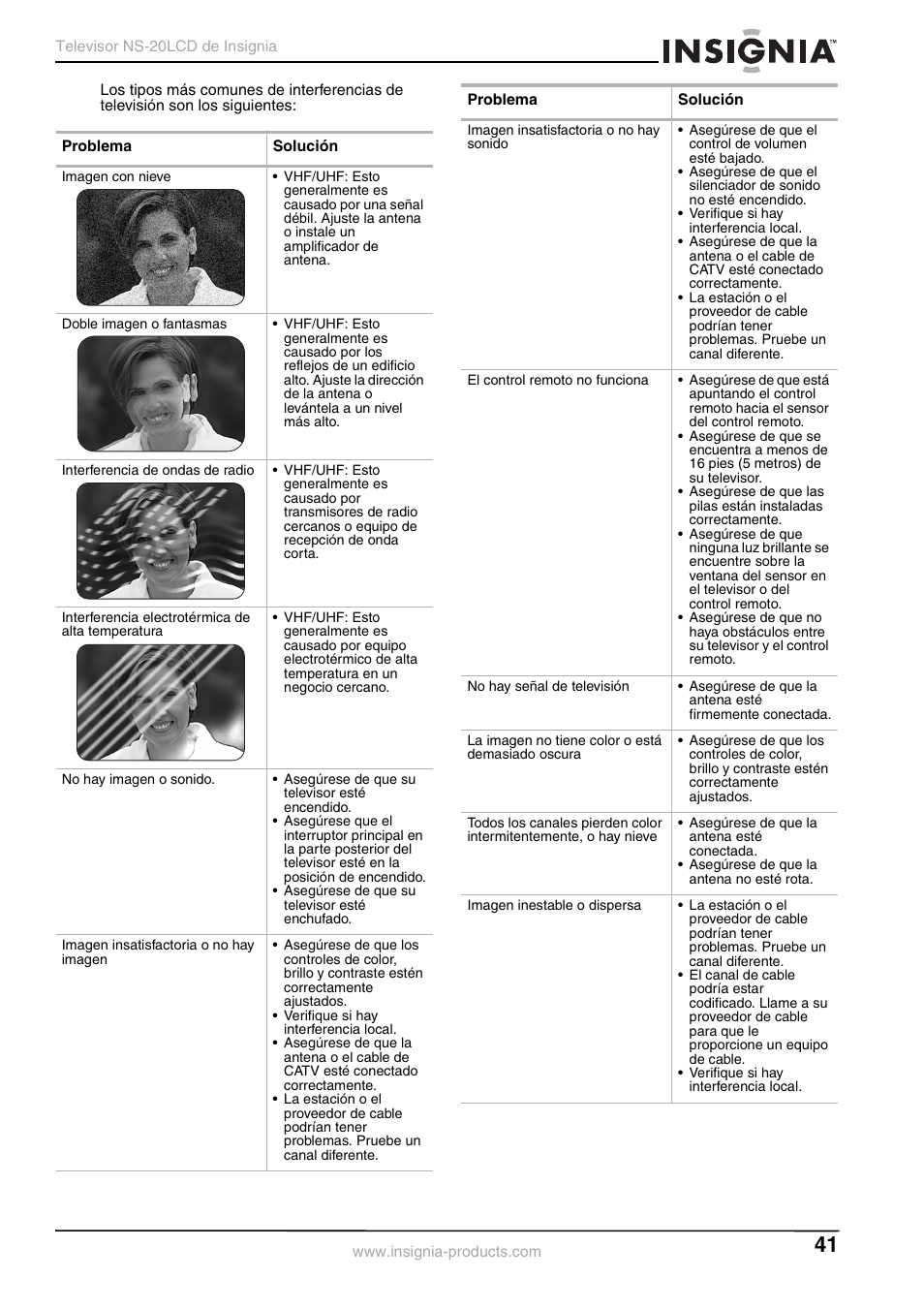 Insignia NS-20LCD User Manual | Page 43 / 48